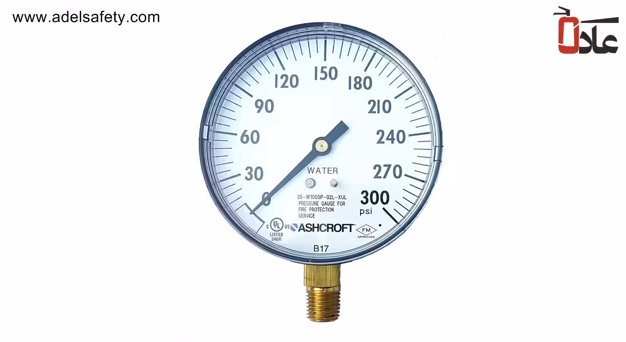 فشارسنج (مانومتر) برند Ashcroft مدل B17 دارای استاندارد ul