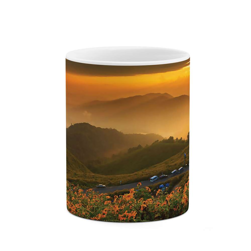 ماگ طرح غروب کوهستان مدل mgs06497