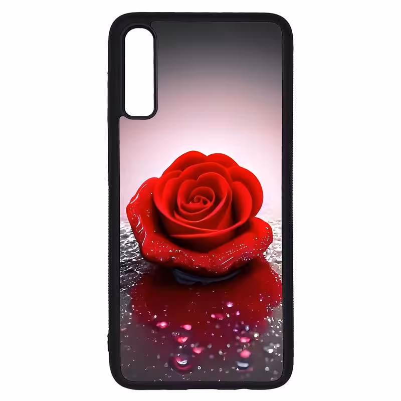 کاور طرح گل رز کد G-024 مناسب برای گوشی موبایل سامسونگ Galaxy A70 / A70s | دیجی قاب دونی