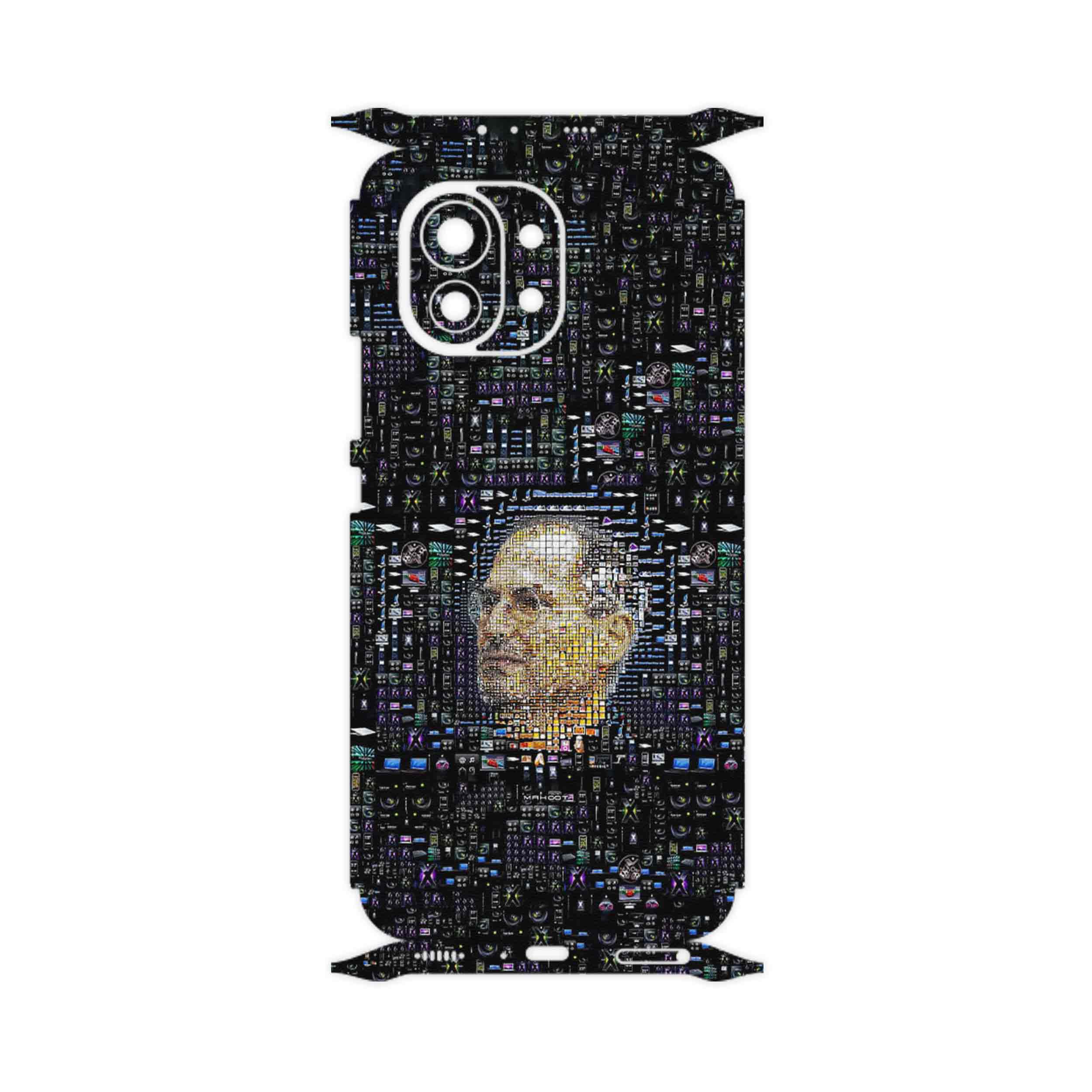 برچسب پوششی ماهوت مدل 2 Collage of Steve Jobs-FullSkin مناسب برای گوشی موبایل شیائومی Mi 11 5G