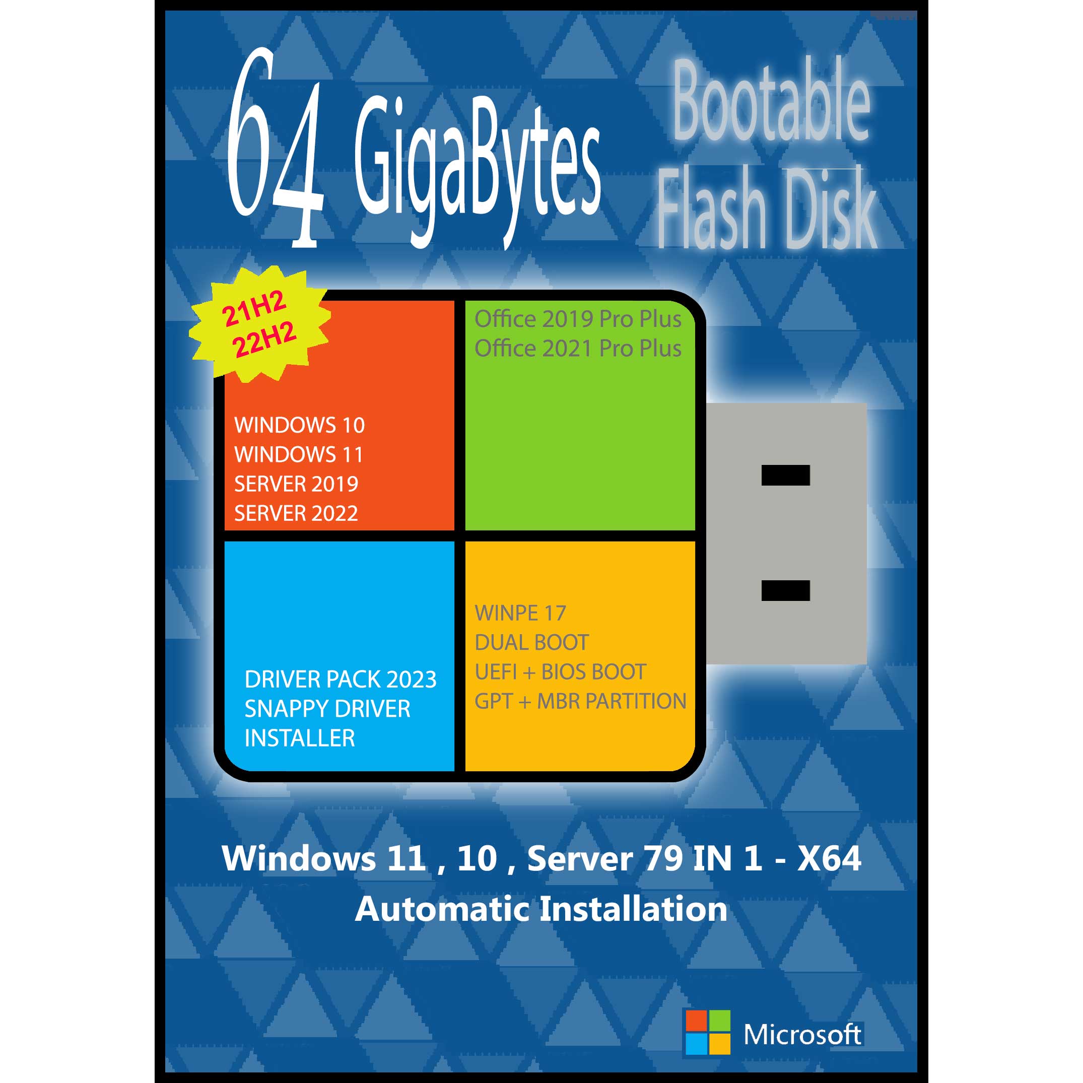 سیستم عامل Windows 11 10 Server 2022 2019 79in1 نشر مایکروسافت