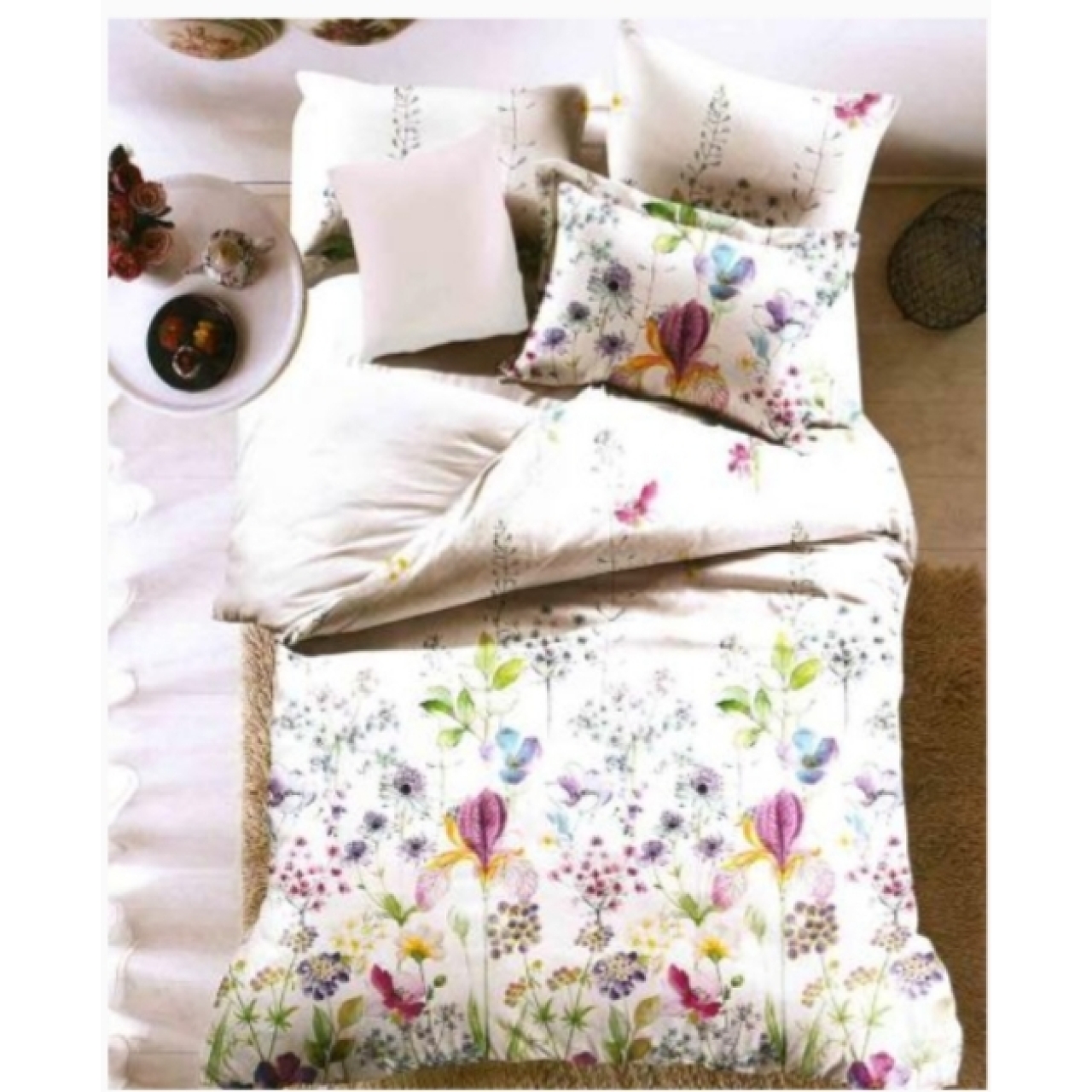 ست لحاف دونفره 6 تکه سه بعدی کاوردار king size طرح Jenson