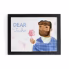 تابلو مدل دکوراتیو طرح هدیه روز معلم dear teacher