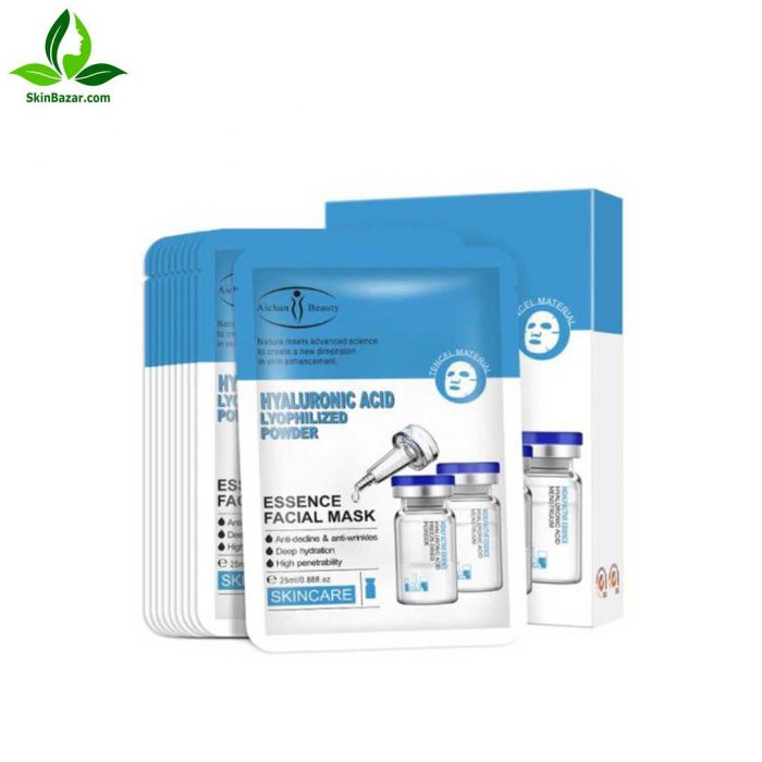 ماسک ورقه ای هیالورونیک اسید ایچون بیوتی کد : 346