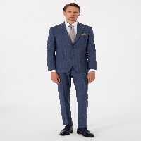 کت و شلوار مردانه آبی تیره پیرکاردین - فروشگاه لباس شهرمون