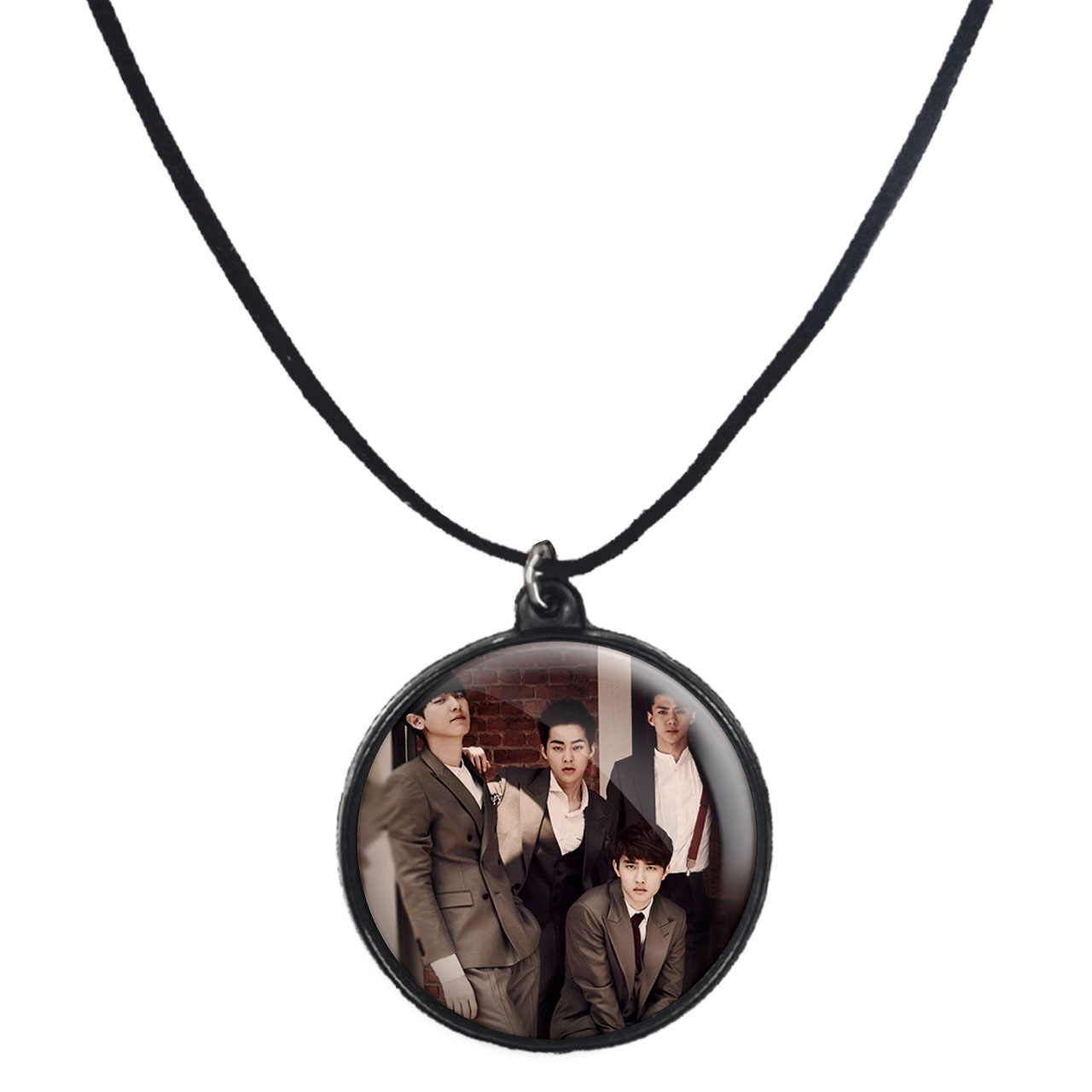 گردنبند پرمانه طرح exo کد pmb.13998 مدل دو طرفه