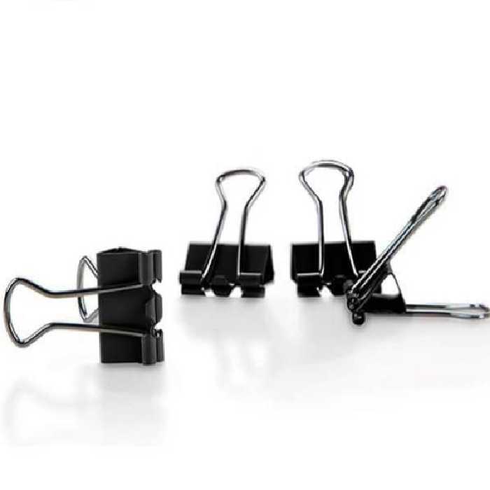 گیره کاغذ مدل کلیپسی بسته 12 عددی