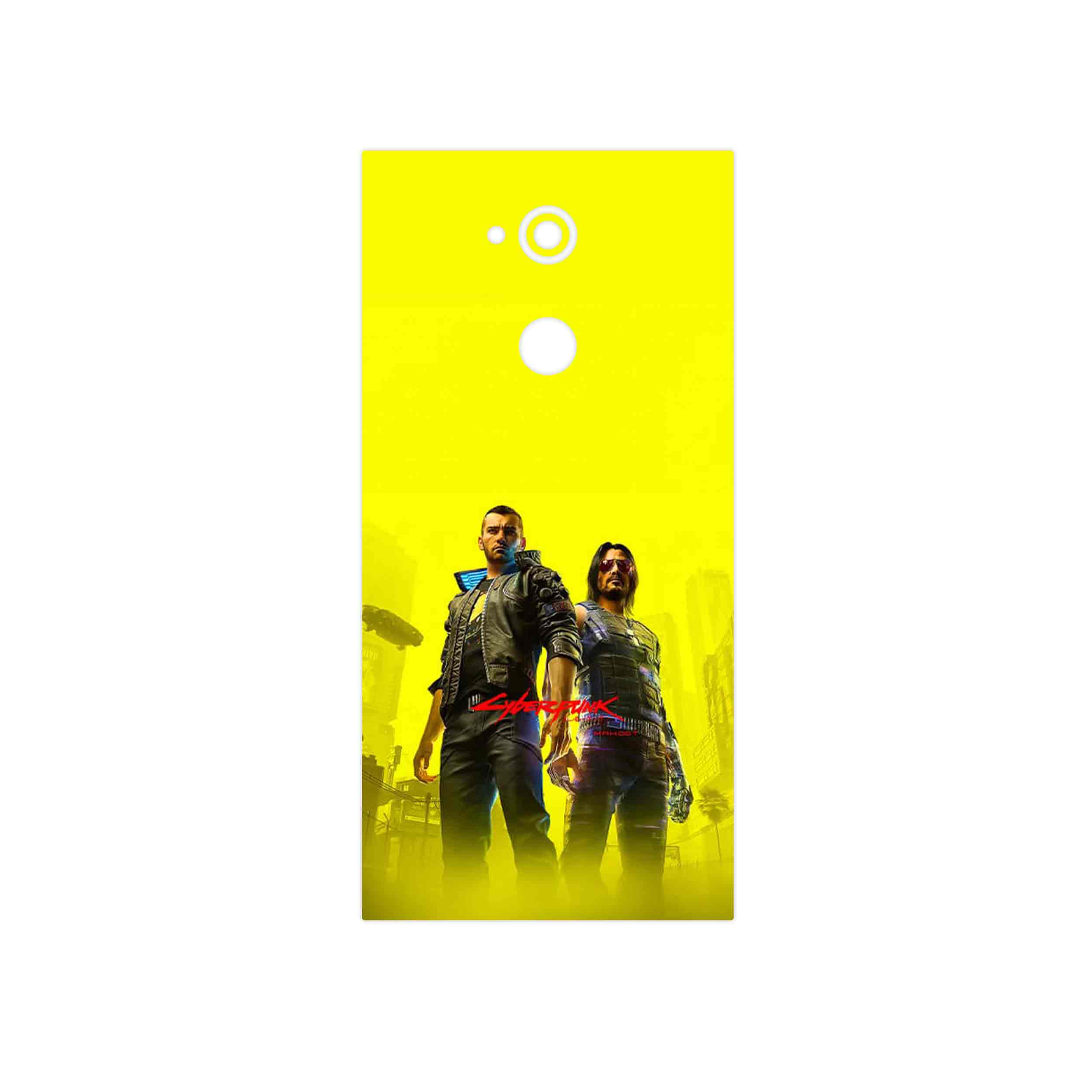 برچسب پوششی ماهوت مدل Cyberpunk Game Series مناسب برای گوشی موبایل سونی Xperia XA2 Ultra