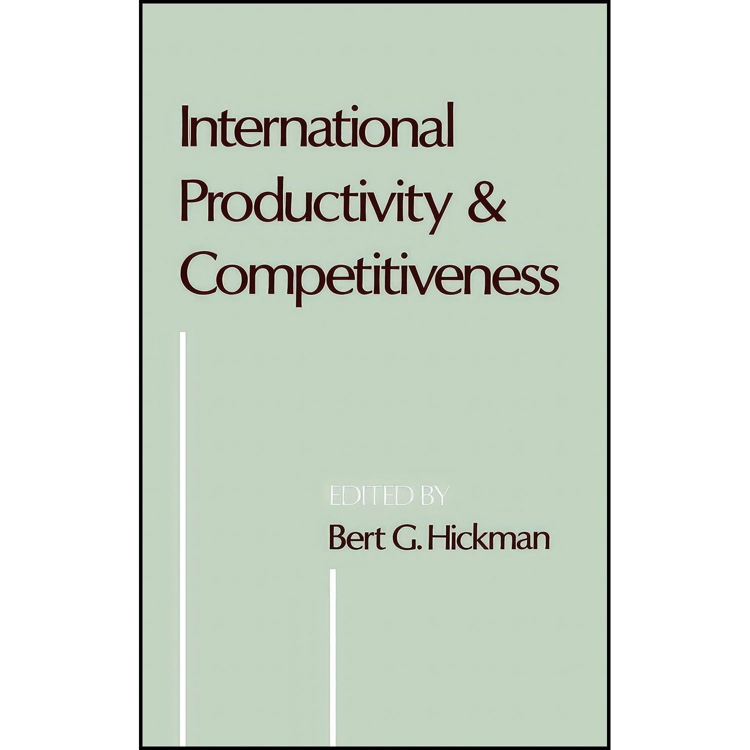 کتاب زبان اصلی International Productivity and Competitiveness