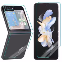محافظ صفحه نمایش بادیگارد مدل HydroGel مناسب برای گوشی موبایل سامسونگ Galaxy Z Flip 5 به همراه محافظ پشت | کالا مکس