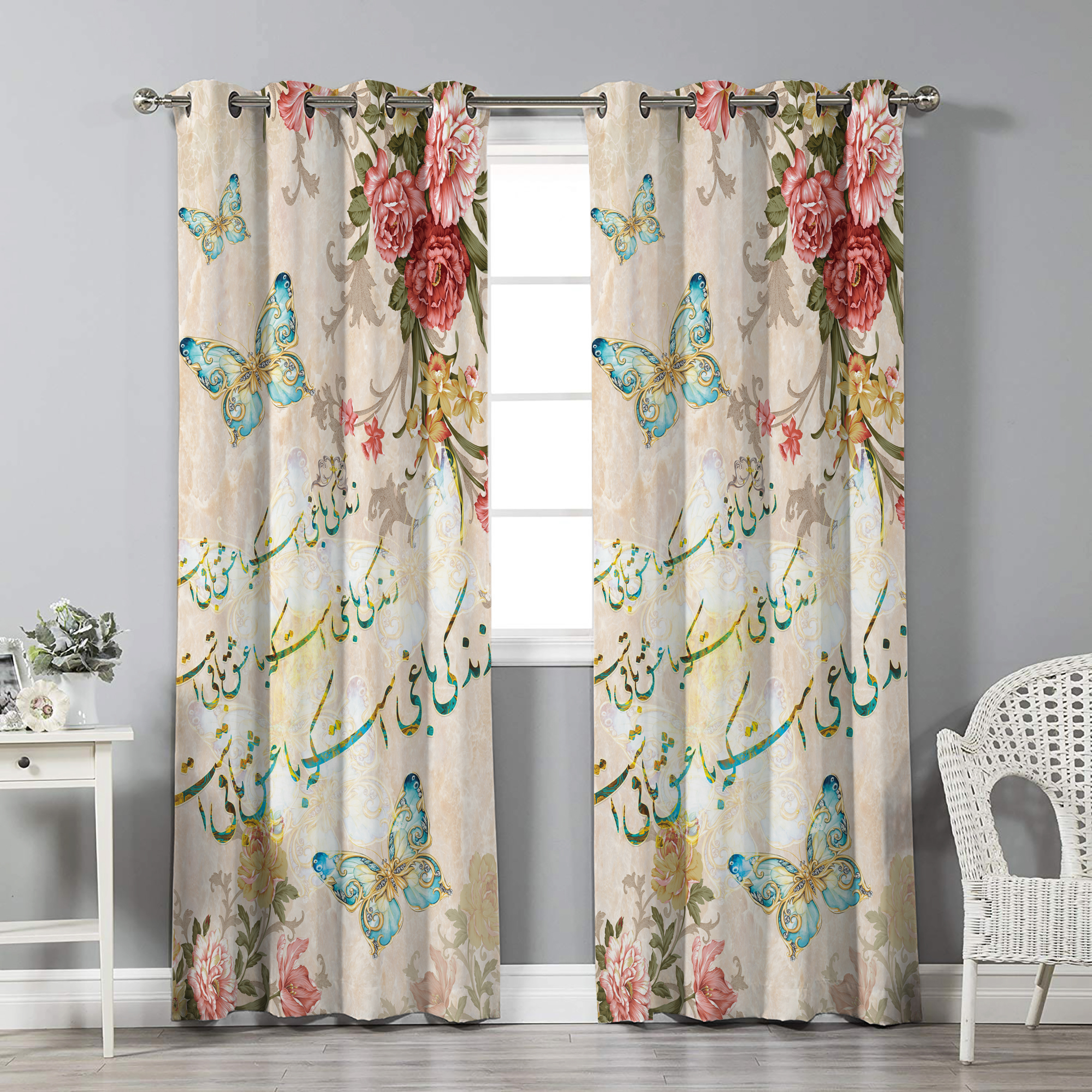 پرده نیروانا مدل pl2870 سایز 280 × 140 سانتی متر