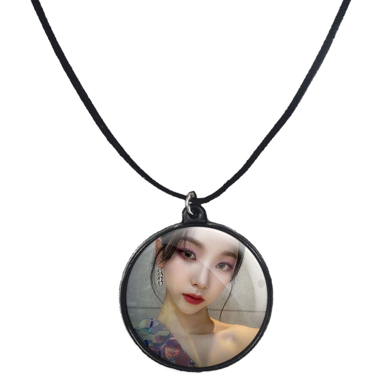 گردنبند پرمانه طرح aespa کد pmb.18517مدل دو طرفه