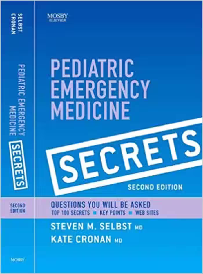 󾕇 دانلود کتاب Pediatric Emergency Medicine Secrets, 2nd ed, 2008 - دانلود کتاب های دانشگاهی
