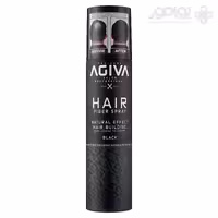 اسپری پرپشت کننده موی آگیوا مدل Fiber Spray رنگ مشکی