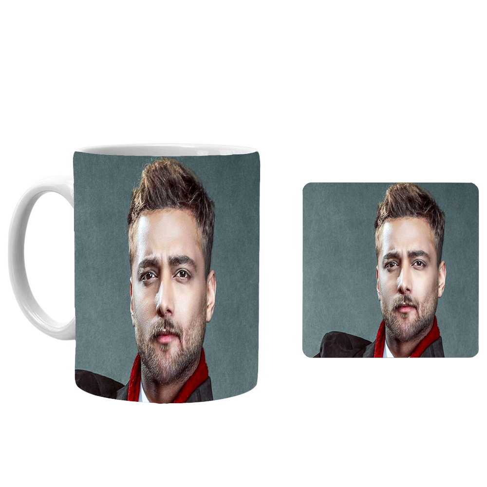 ماگ طرح ماکان بند 1401 کد 3 به همراه زیر لیوانی 