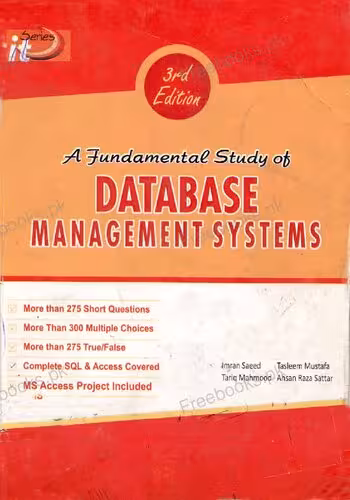 خرید و دانلود نسخه کامل کتاب A Fundamental Study of Database Management Systems