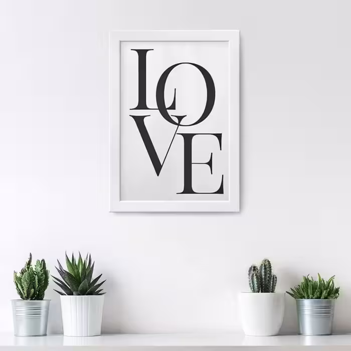 تابلو مدل Minimall LOVE کد YW2101