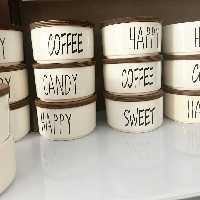 بانکه سرامیک گرد بزرگ