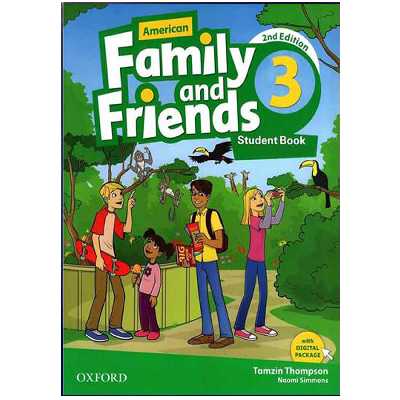 کتاب American Family and Friends 2nd 3 اثر Naomi Simmons انتشارات هدف نوین