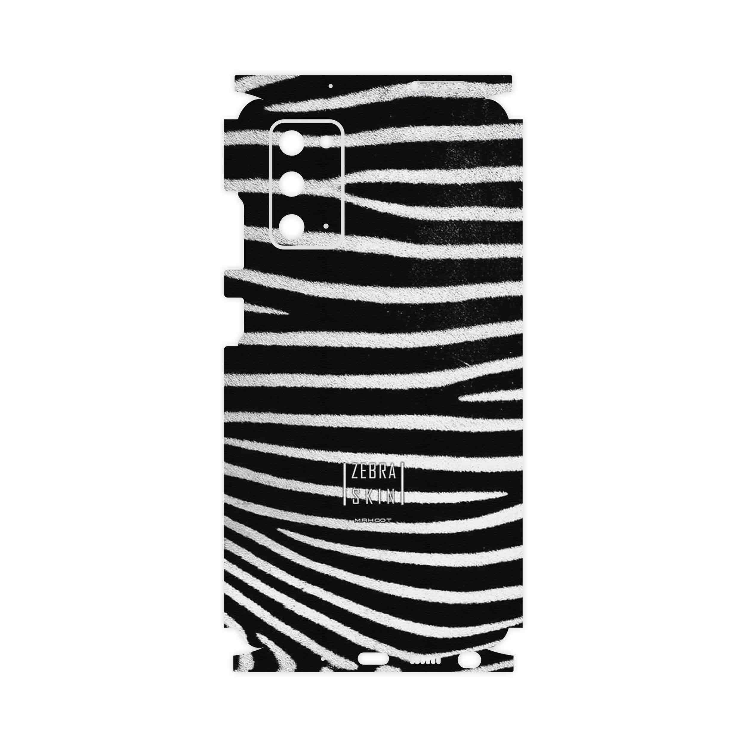 برچسب پوششی ماهوت مدل Zebra Skin-FullSkin مناسب برای گوشی موبایل سامسونگ Galaxy Note 20