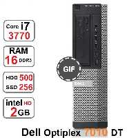 مینی کیس DELL OPTIPLEX 7010 DT Core i7 3770 رم 16 و SSD 256