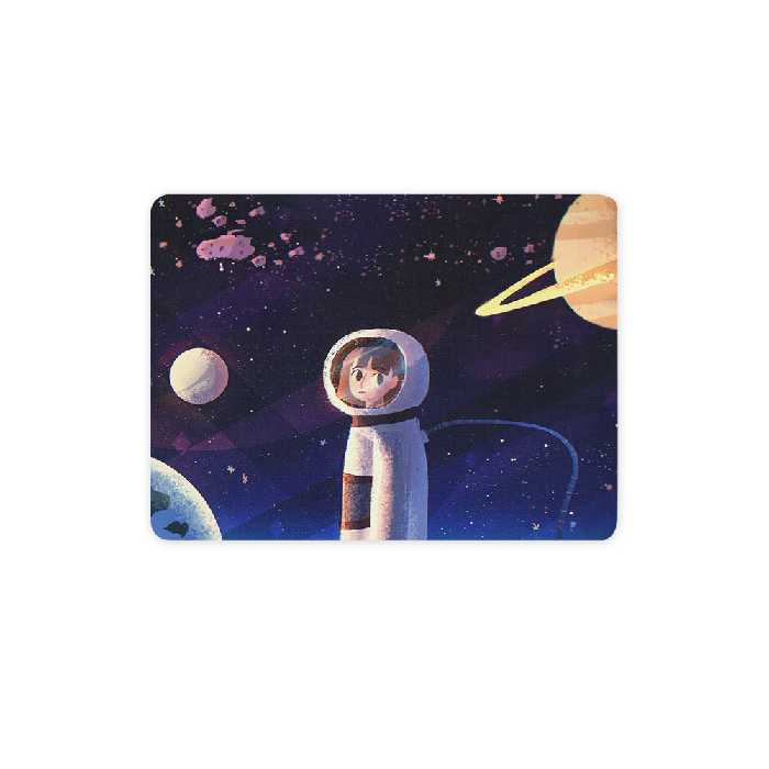ماوس پد ترمه طراحان ایده مدل دختر فضانورد کد cfp1468