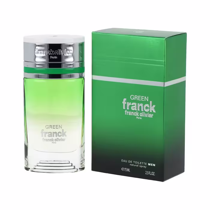 ادوتویلت مردانه فرانک اولیویر مدل Green Franck حجم 75 میلی لیتر