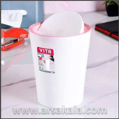 سطل زباله درب باد بزنی VITA