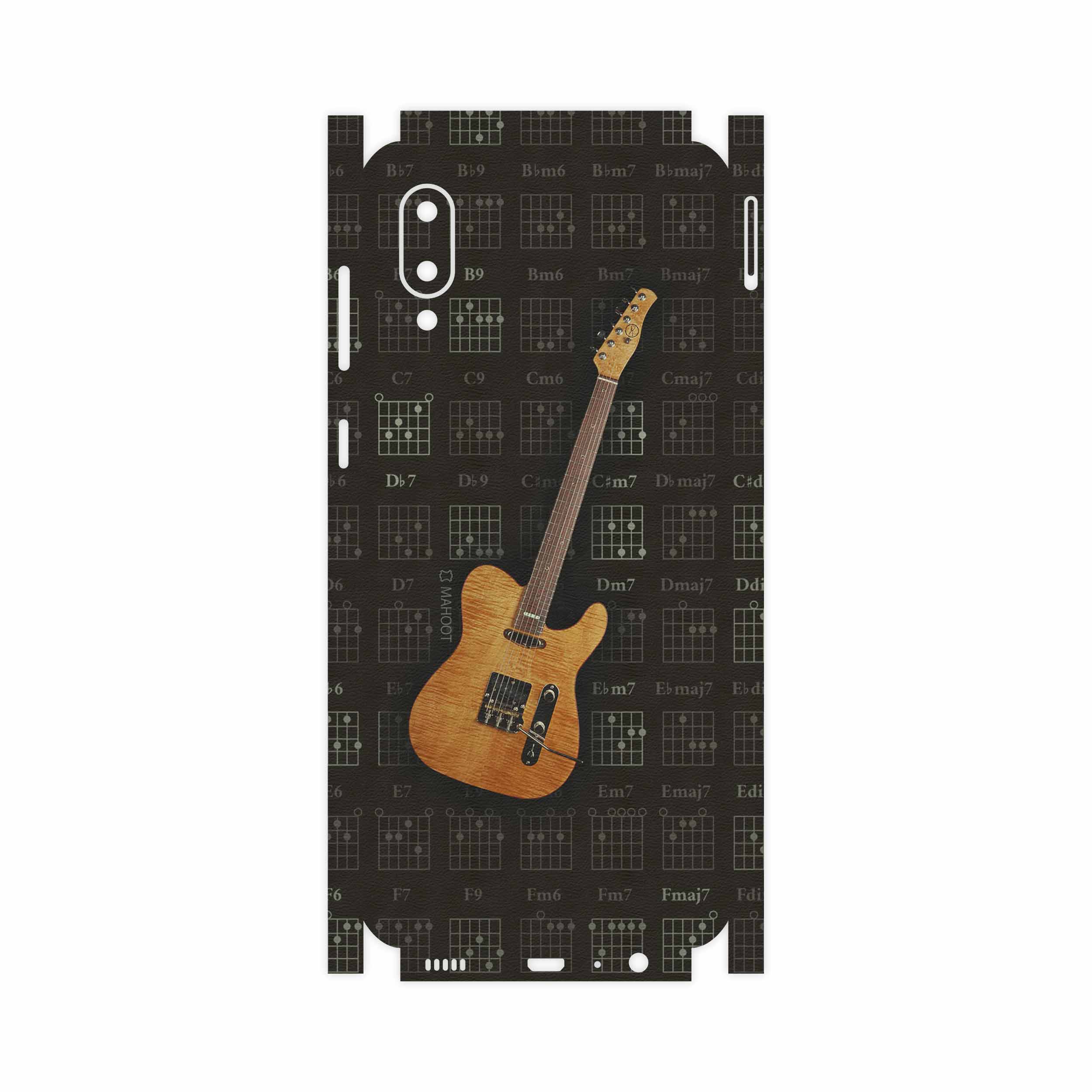 برچسب پوششی ماهوت مدل Guitar-Instrument-FullSkin مناسب برای گوشی موبایل سامسونگ Galaxy A02