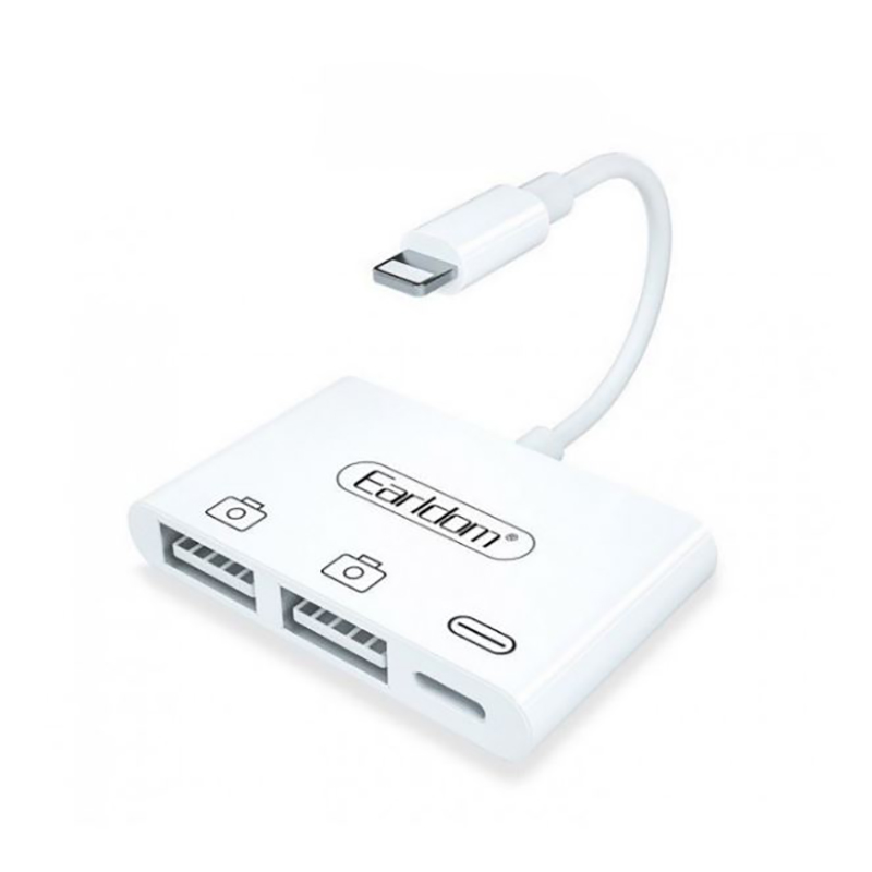 مبدل لایتنینگ به لایتنینگ / USB ارلدام مدل OT44