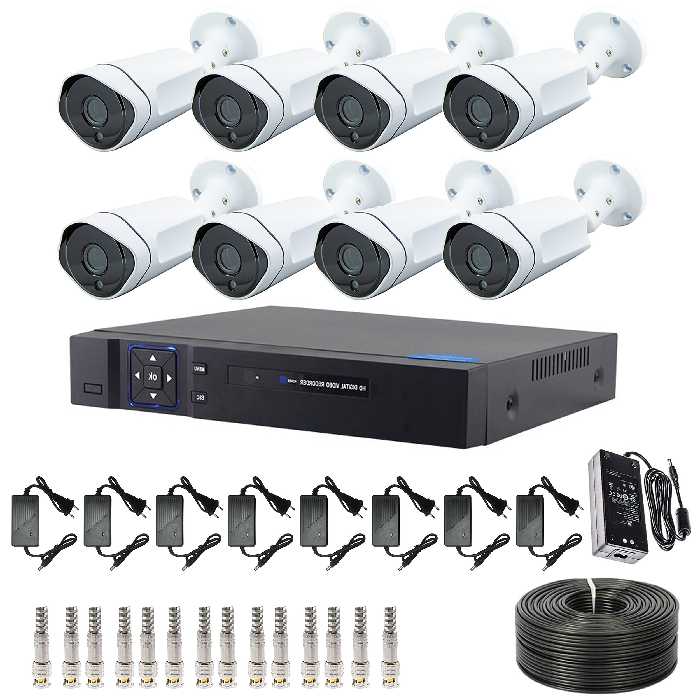 سیستم امنیتی مدل AHD CAM 8