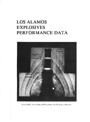 خرید و دانلود نسخه کامل کتاب Los Alamos explosives performance data