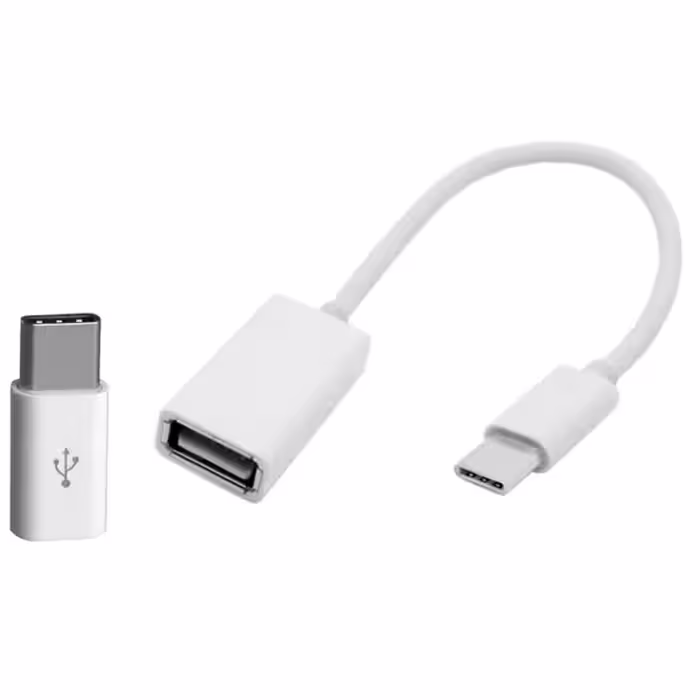 مبدل USB-C به microUSB مدل CHبه همراه مبدلOTG USB-C