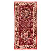 فرش دستباف کناره طول دو متر سی پرشیا کد 187101