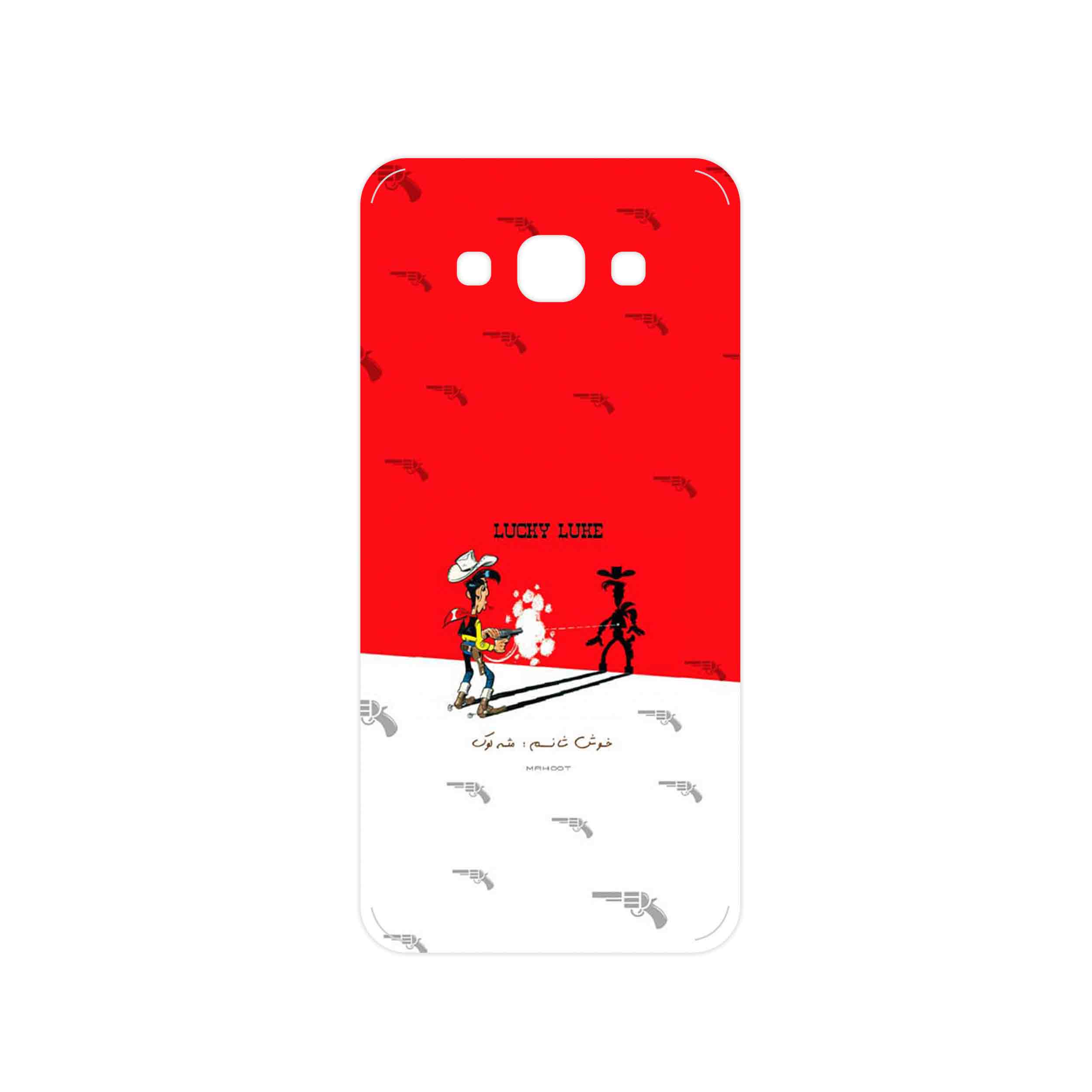 برچسب پوششی ماهوت مدل Lucky Luke مناسب برای گوشی موبایل سامسونگ Galaxy A8
