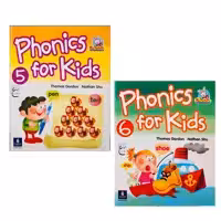کتاب phonics For Kids 5_6 اثر جمعی از نویسندگان انتشارات ابداع 2 جلدی