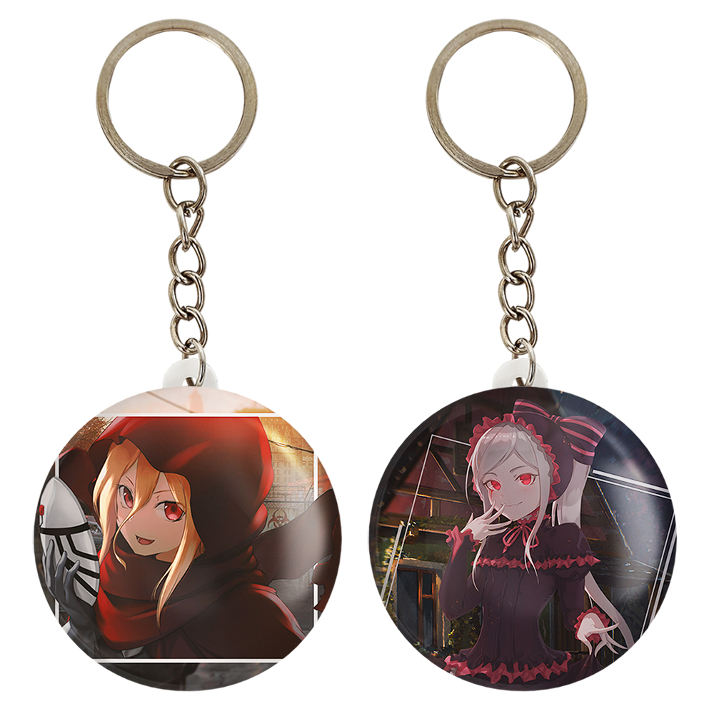 جاکلیدی خندالو مدل ایول انیمه اورلرد کد 1831918318 مجموعه 2 عددی