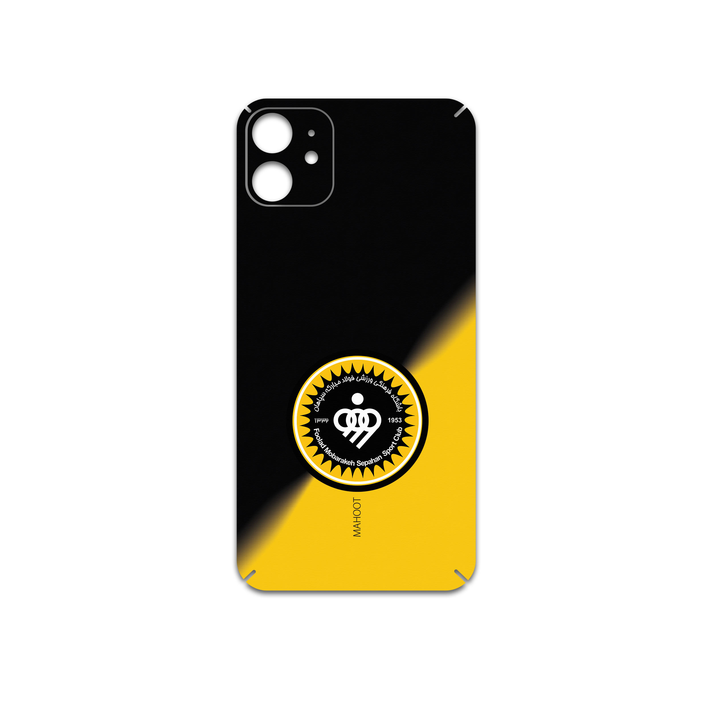برچسب پوششی ماهوت مدل Sepahan-FC مناسب برای گوشی موبایل اپل iPhone 11