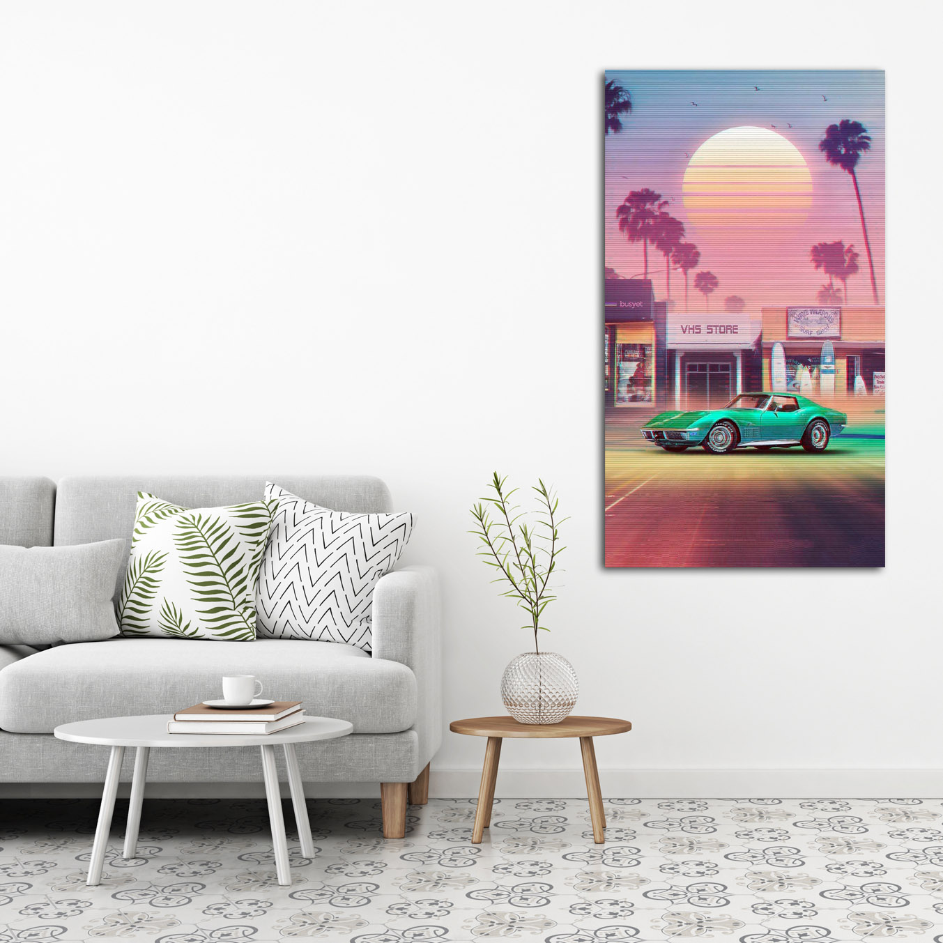 تابلو شاسی مدل غروب و شهر کد 20