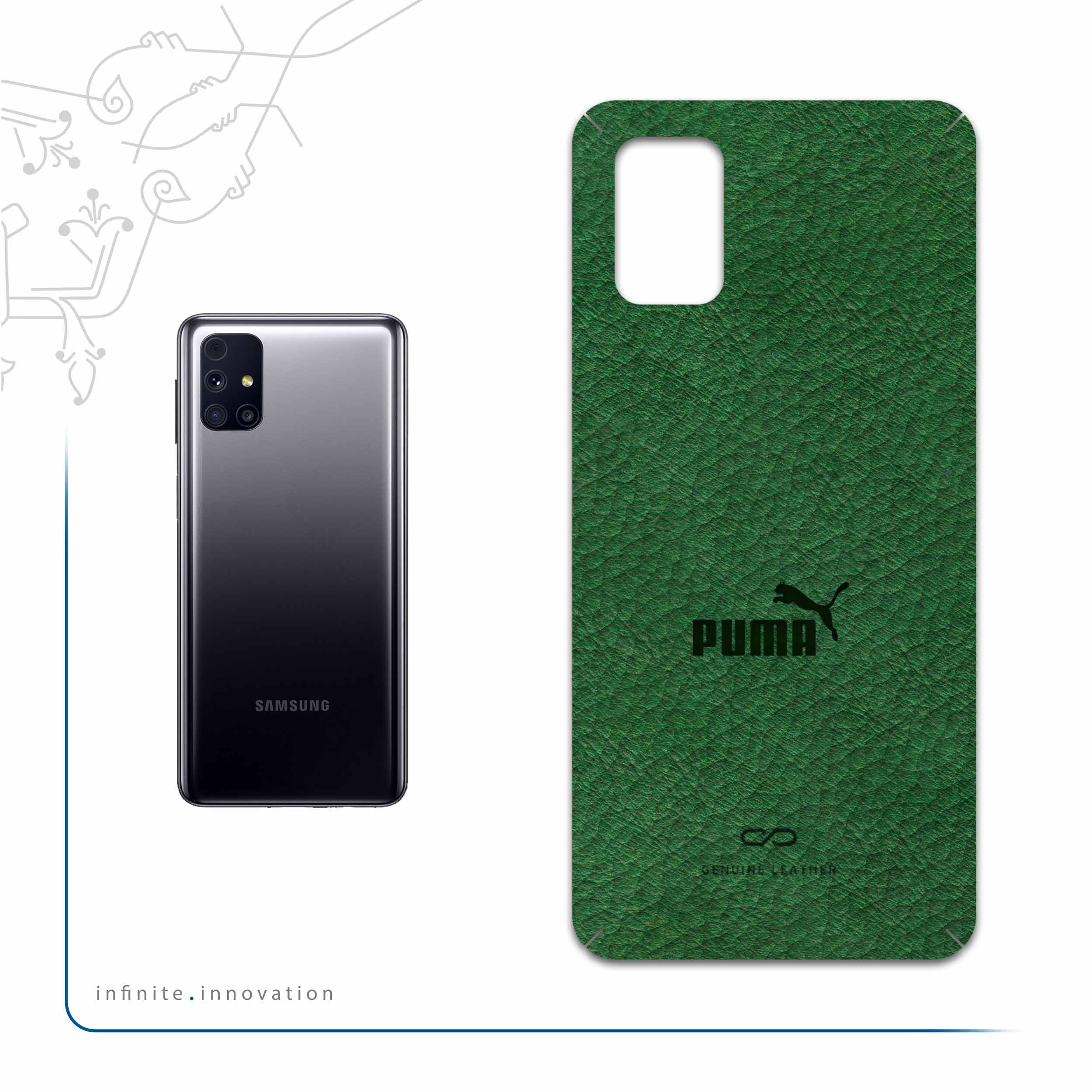 برچسب پوششی ماهوت مدل GL-PUMA مناسب برای گوشی موبایل سامسونگ Galaxy M31S