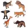 فیگور طرح حیوانات جنگل مدل ANIMAL WORLD مجموعه 6 عددی