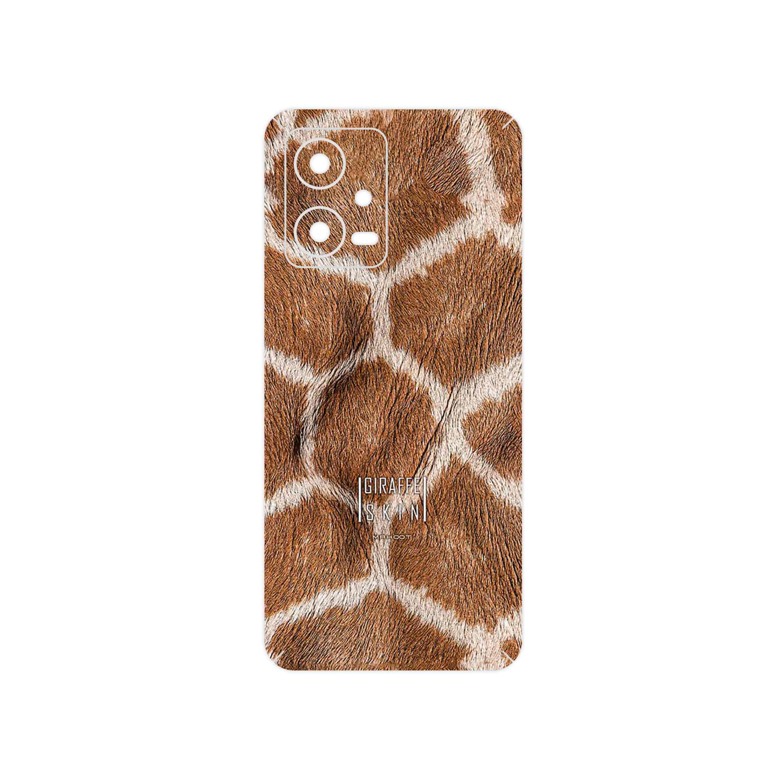 برچسب پوششی ماهوت مدل Giraffe Skin مناسب برای گوشی موبایل شیائومی Poco X5