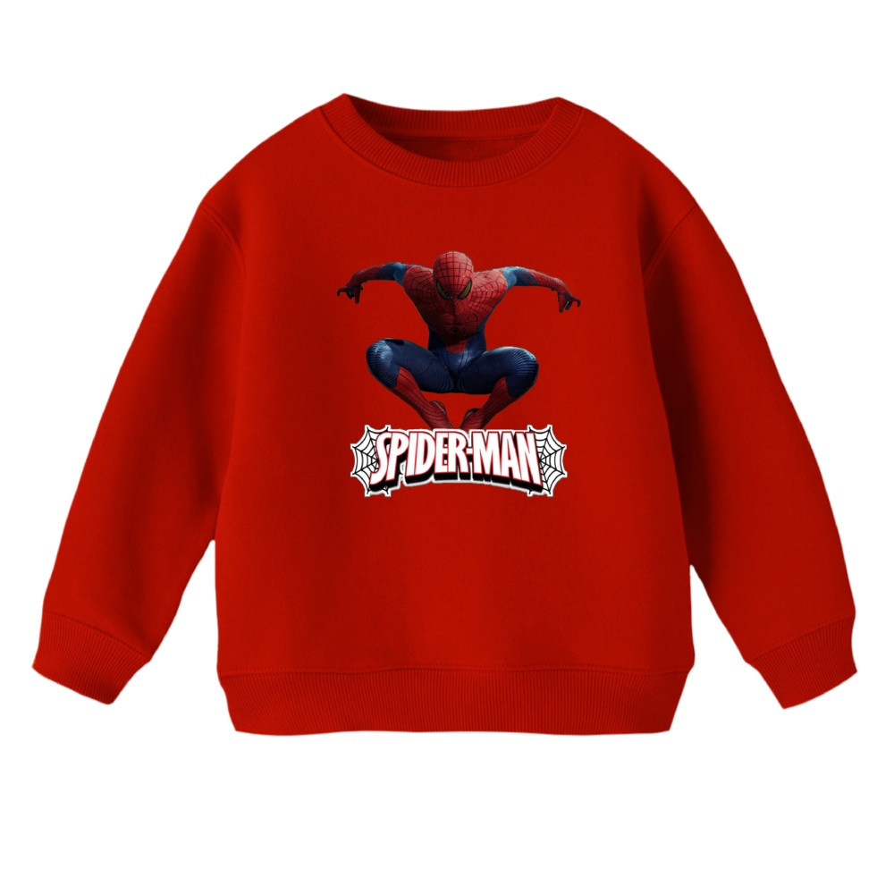 سویشرت بچگانه مدل مرد عنکبوتی کد 27 رنگ قرمز