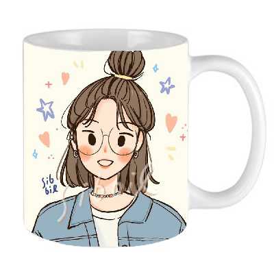 ماگ طرح دختر انیمه مانهوا کیوت مدل MLS5032