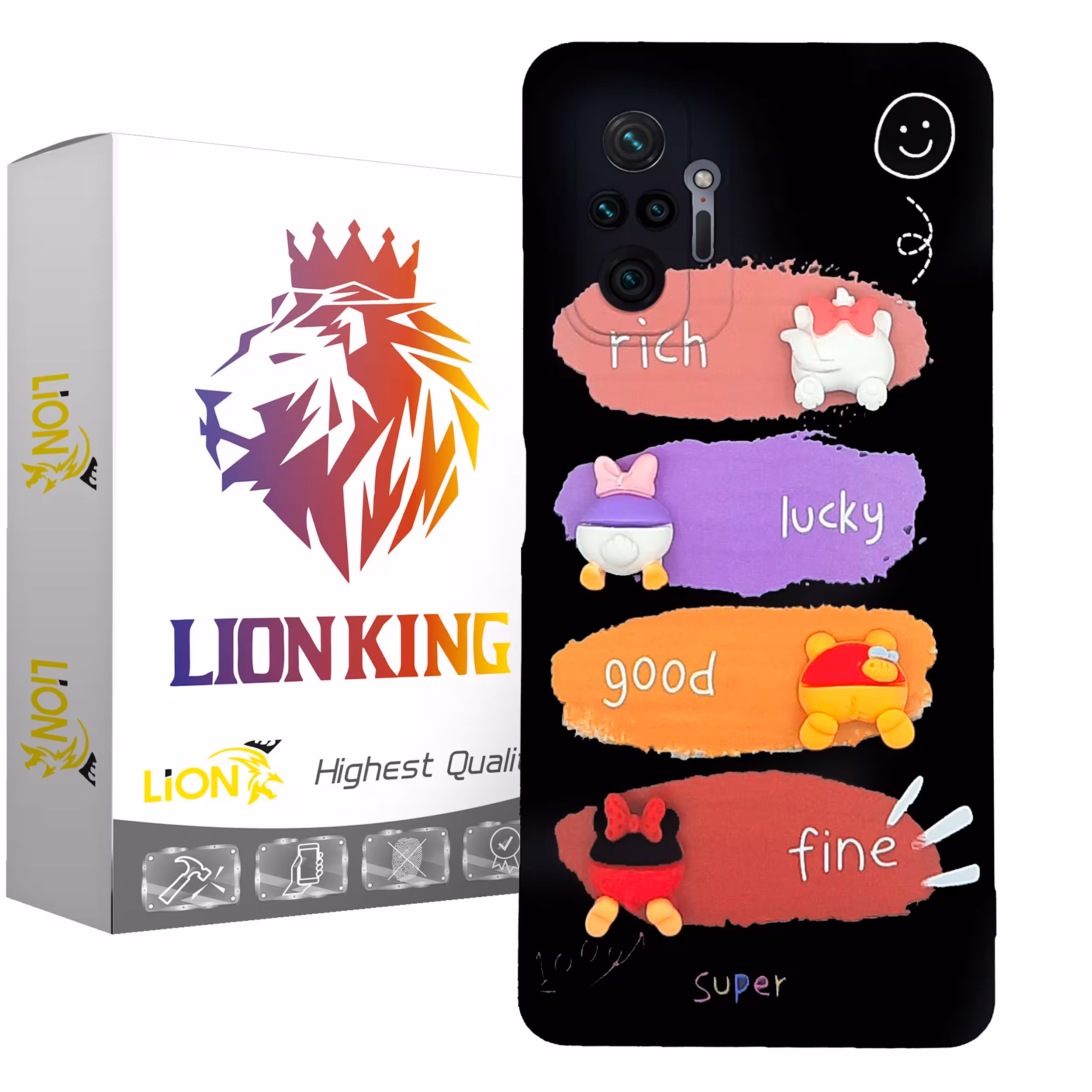 کاور لاین کینگ مدل Dizni مناسب برای گوشی موبایل شیایومی Redmi Note 10 Pro Note 10 Pro Max