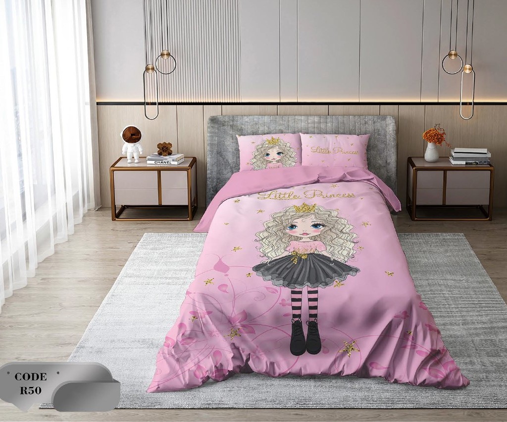 سرویس روتختی 1 نفره 4 تکه ابعاد 1.65 ×2.35 کشدار ضد حساسیت و عرق کد R50 | ست خواب و ست روتختی