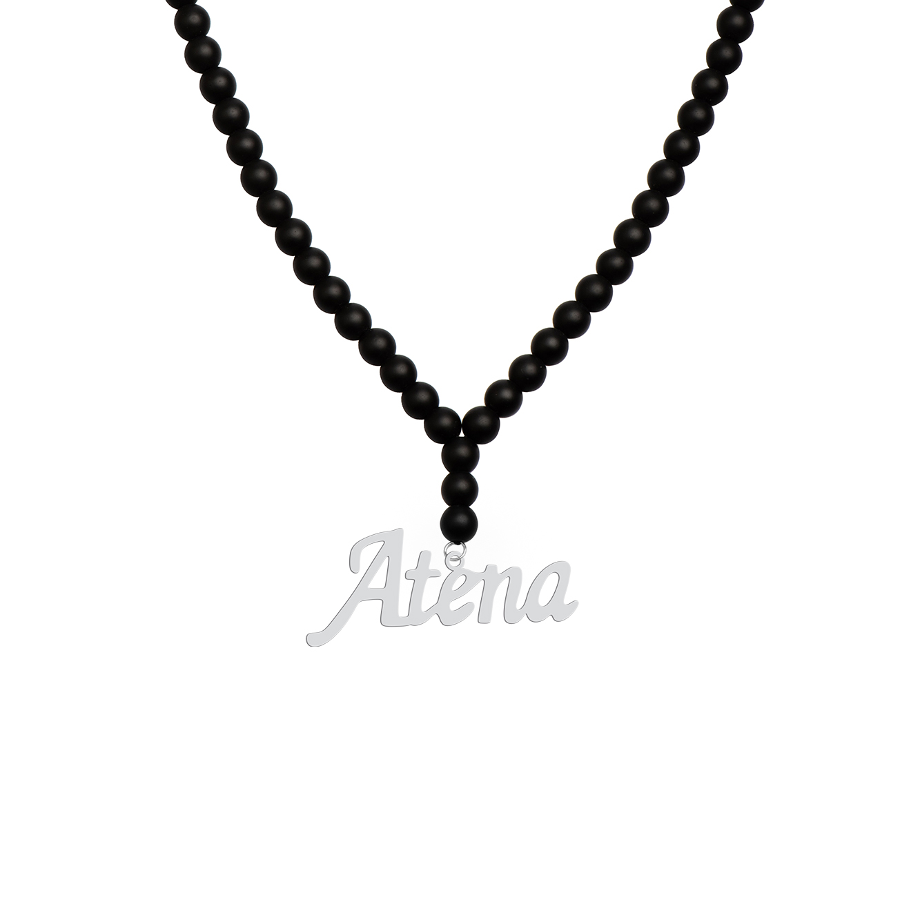گردنبند هایکا طرح اسم آتنا Atena مدل sha1-317
