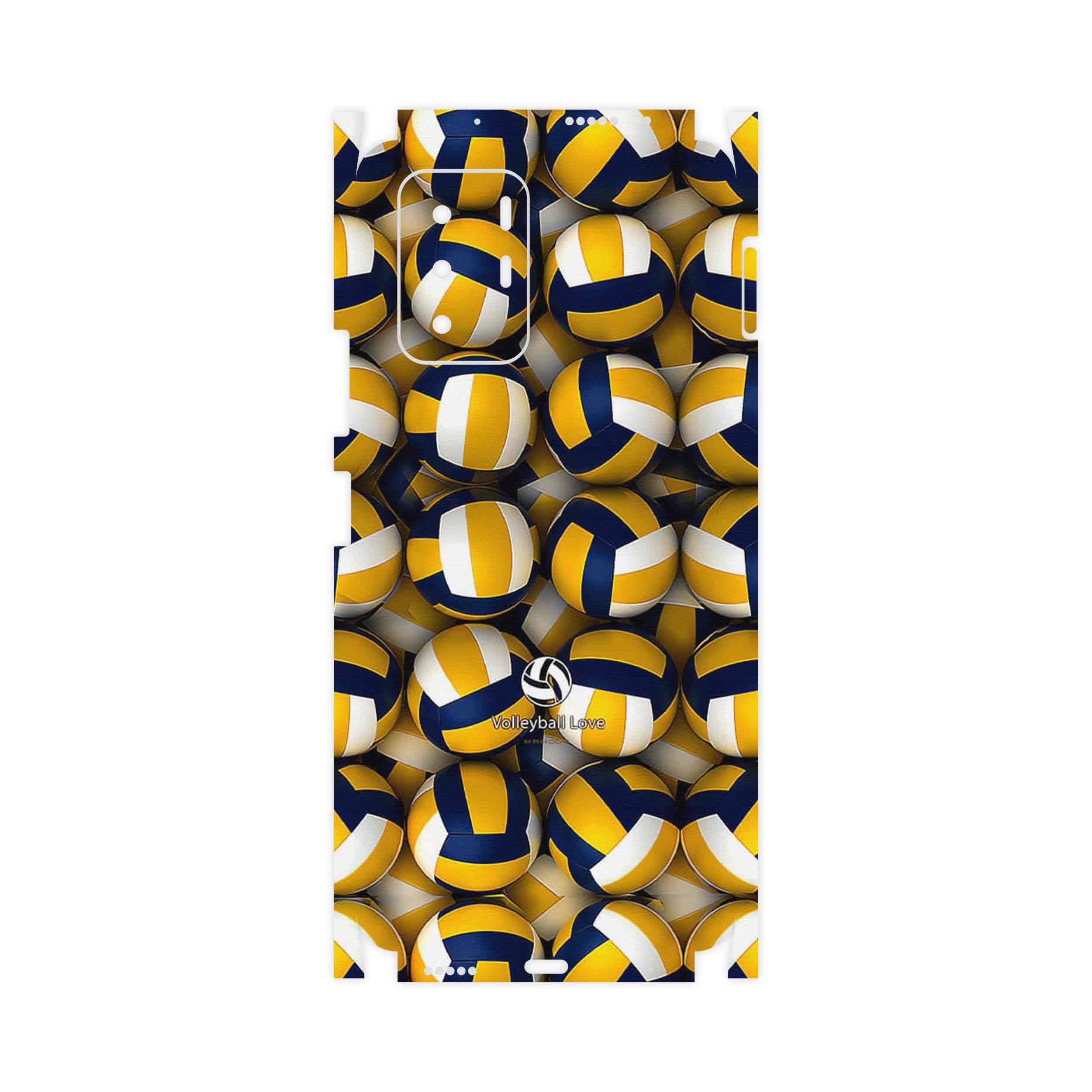 برچسب پوششی ماهوت مدل Volleyball-FullSkin مناسب برای گوشی موبایل شیائومی Poco X3 GT 5G