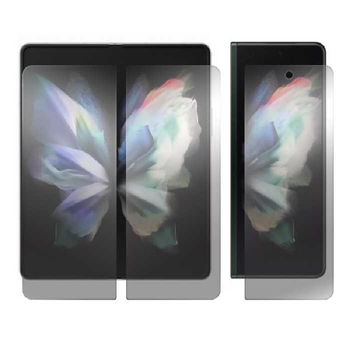 گلس سامسونگ Galaxy Z Fold3 5G مدل نانو هیدروژل پرایوسی برند راک اسپیس پک سه عددی کد SSS