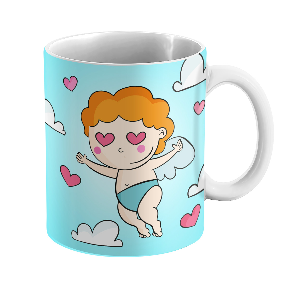 ماگ مدل سرامیکی طرح عاشقانه